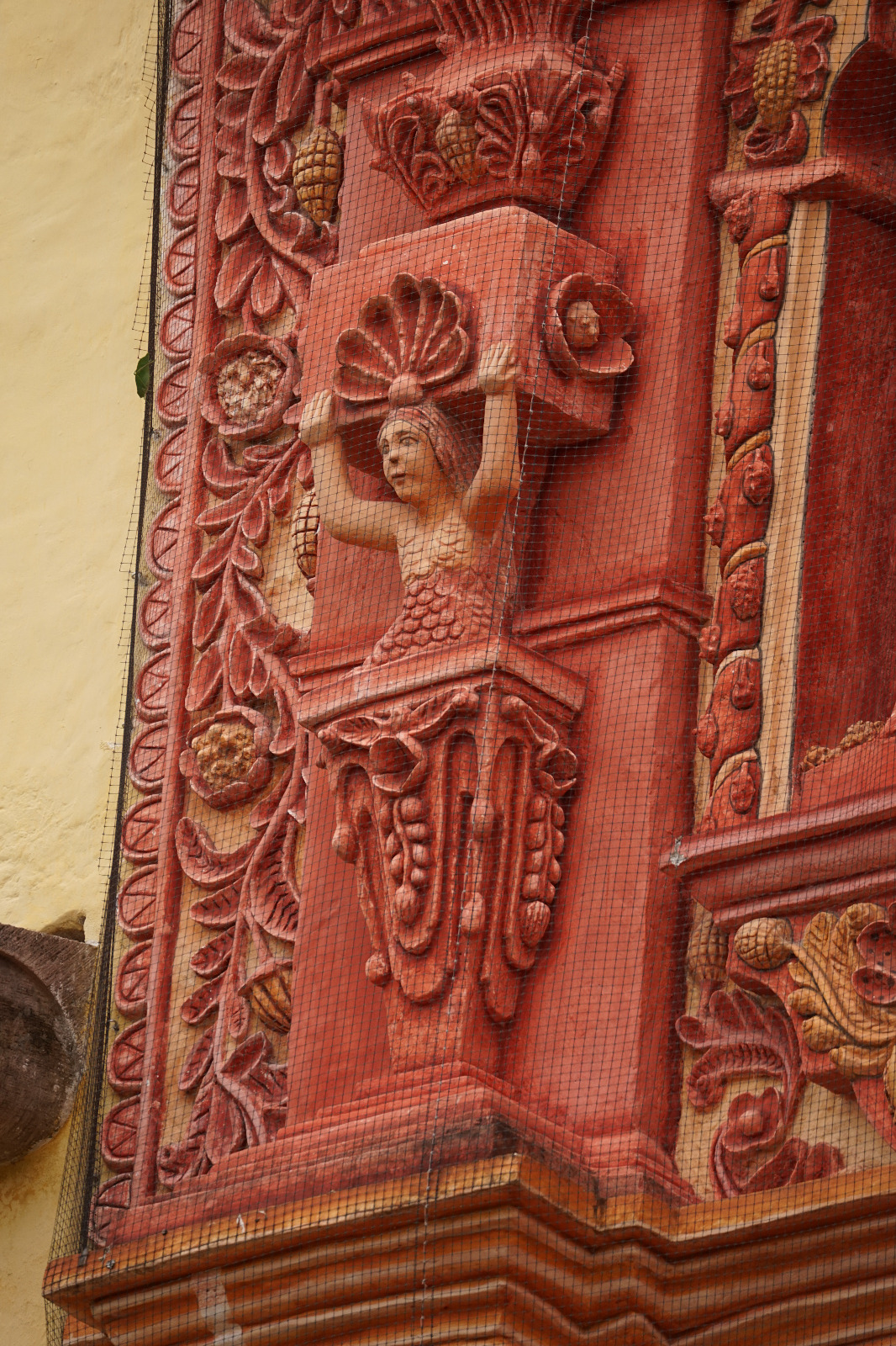 Detalle arquitectónico 9 de la Misión Franciscana de Landa